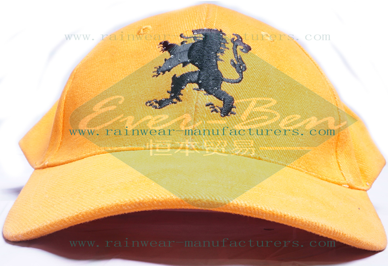 Yellow cute caps with light